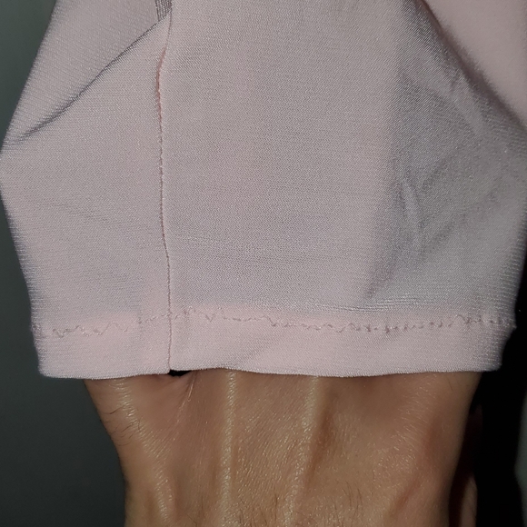 5 for $25 | Tommy Hilfiger Pastel Pink Collared Long Sleeve Button Down Blouse - Picture 11 of 14